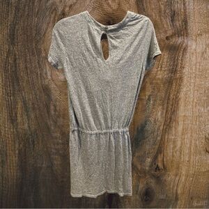 NWT Lanston Draped Tee Dress Gray Small